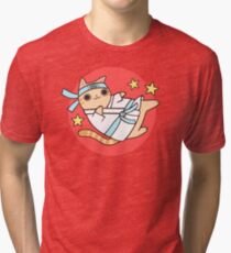 Karate Cat Tri-blend T-Shirt