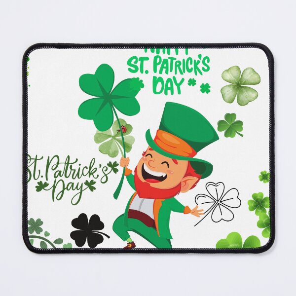 Item preview, Happy St. Patrick’s Day Lucky Leprechaun & Shamrocks designed and sold by World-Shop25.
