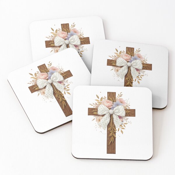 Item preview, Vintage Floral Cross designed and sold by CraftsEtc.