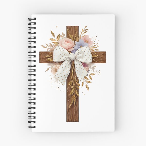 Item preview, Vintage Floral Cross designed and sold by CraftsEtc.