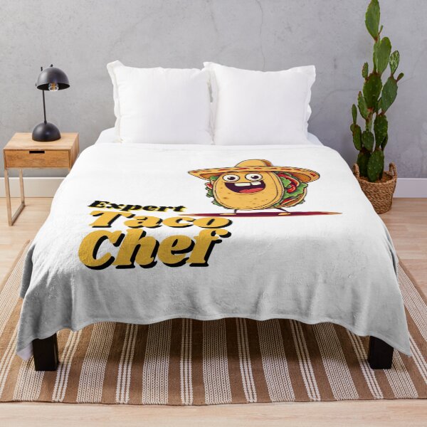 Item preview, Expert Taco Chef - Cartoon Taco Slogan 2 designed and sold by Tom-Johnson.