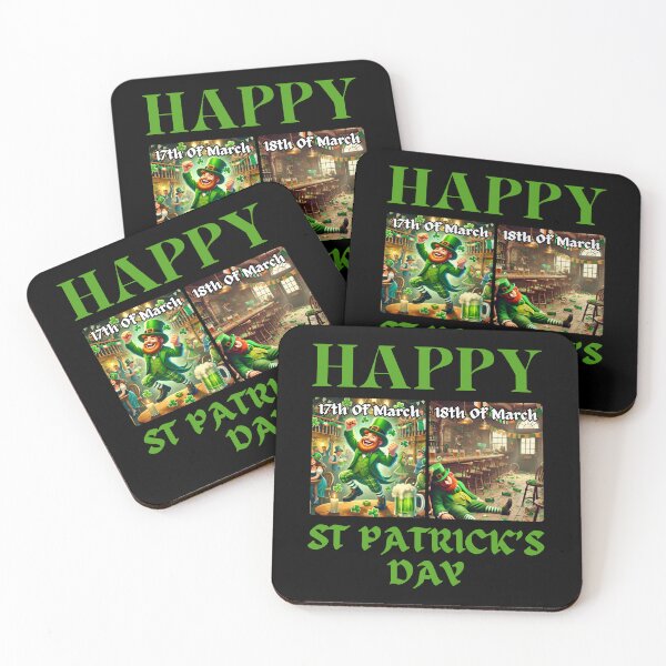 Item preview, Happy St Patrick's Day - 17th And 18th Of March designed and sold by Manic Merch Designs.