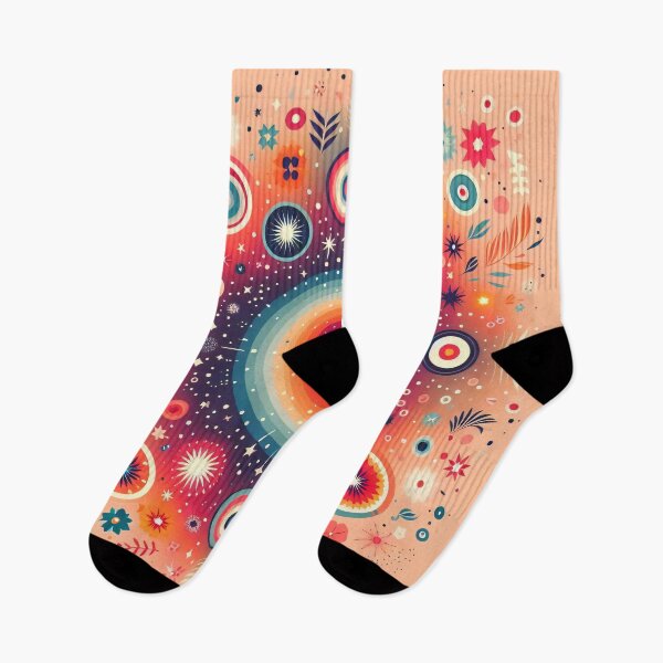Item preview, Scandinavian Folk Art Galaxy – Cosmic Floral Patterns by heidiannemorris designed and sold by FOLK ART FUSION by heidiannemorris.