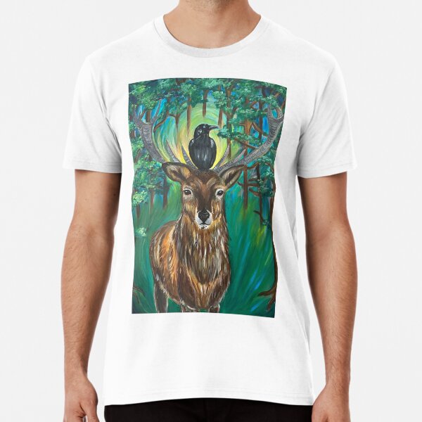 Item preview, Raven on Deer designed and sold by LydiaxxArt.