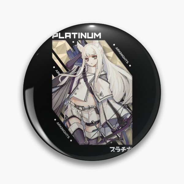 Item preview, Platinum - Arknights V.1 white ver designed and sold by IZQINAV.