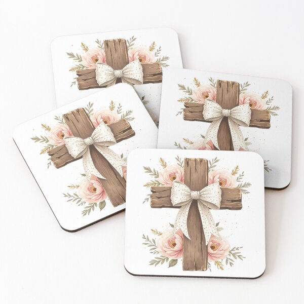 Item preview, Vintage Rustic Floral Cross  designed and sold by CraftsEtc.