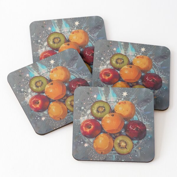 Item preview, Juicy Abstract Fruit Cascade – Digital Color Fusion designed and sold by Moss and Moon Studio.