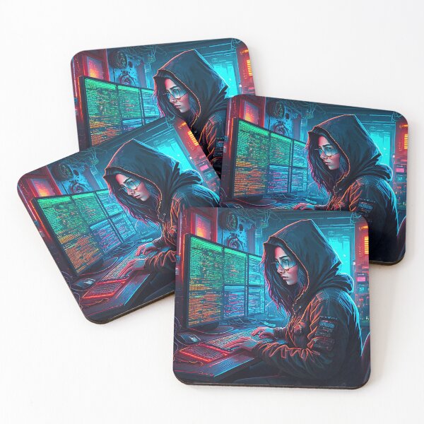 Item preview, Cyberpunk Hacker designed and sold by AleTot.