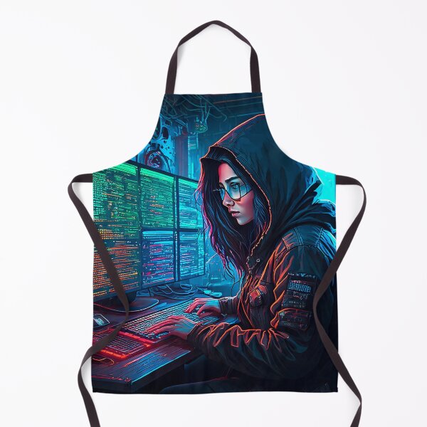Item preview, Cyberpunk Hacker designed and sold by AleTot.