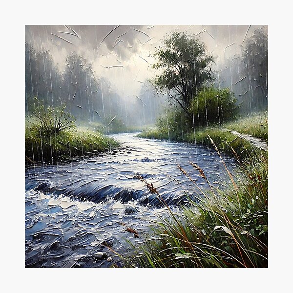 Item preview, pastoral  rain designed and sold by DaykoArt.