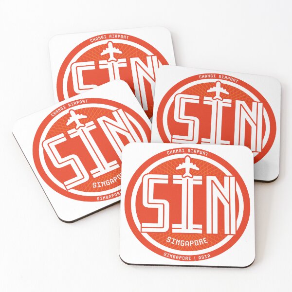 Item preview, Airport Badge Sticker SIN Singapore designed and sold by avionuts.