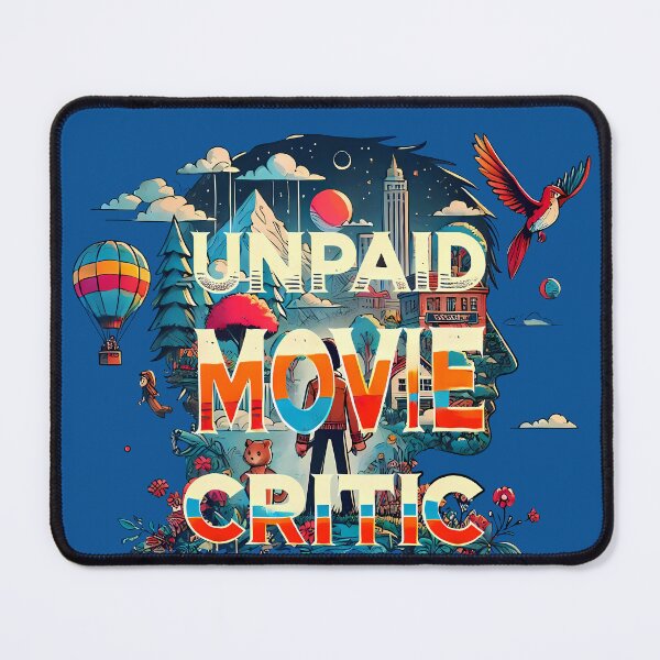 Item preview, Unpaid Movie Critic, typography designed and sold by maxmaj.