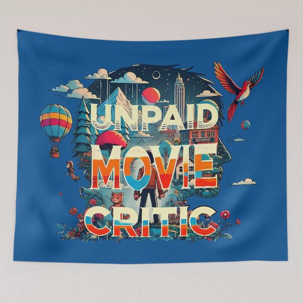 Item preview, Unpaid Movie Critic, typography designed and sold by maxmaj.