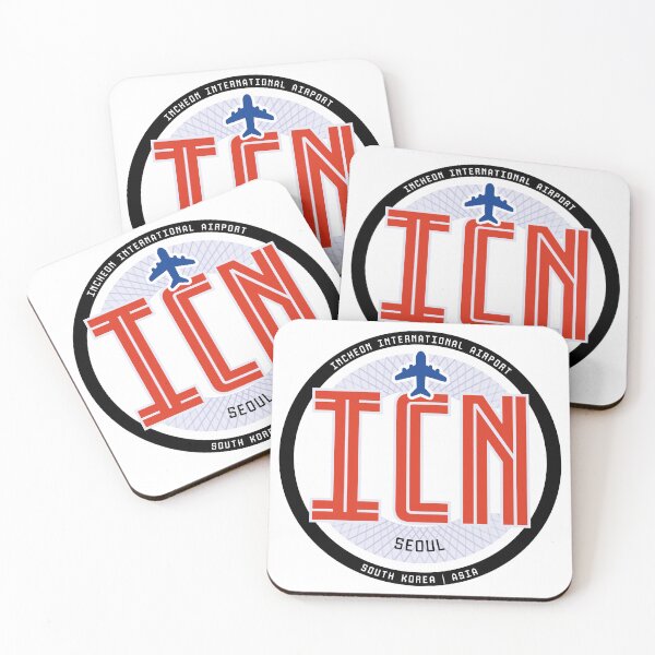 Item preview, Airport Badge Sticker ICN Seoul designed and sold by avionuts.