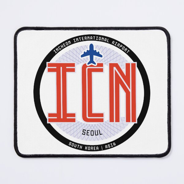 Item preview, Airport Badge Sticker ICN Seoul designed and sold by avionuts.