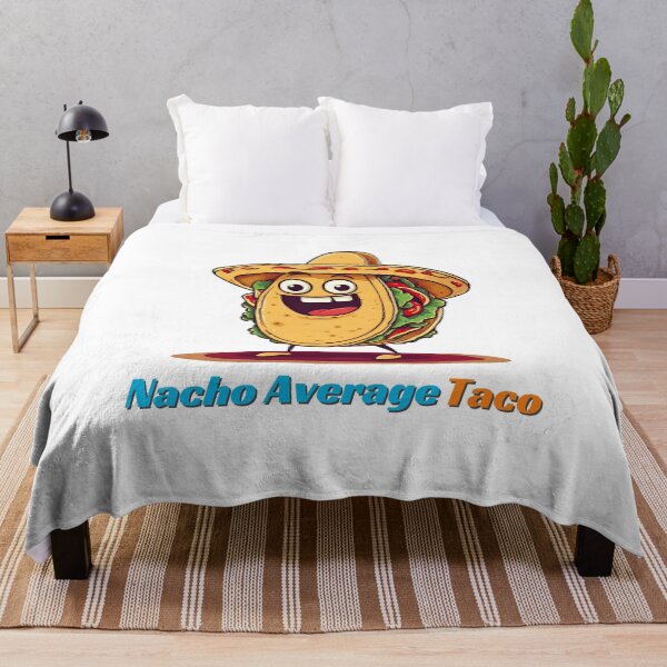 Item preview, Nacho Average Taco - Cartoon Taco Quote 2 designed and sold by Tom-Johnson.