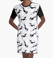 Silhouette sighthounds! Graphic T-Shirt Dress
