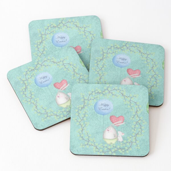Item preview, Happy Easter Bunny And Mouse designed and sold by hurmerinta.