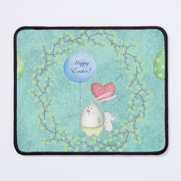 Item preview, Happy Easter Bunny And Mouse designed and sold by hurmerinta.
