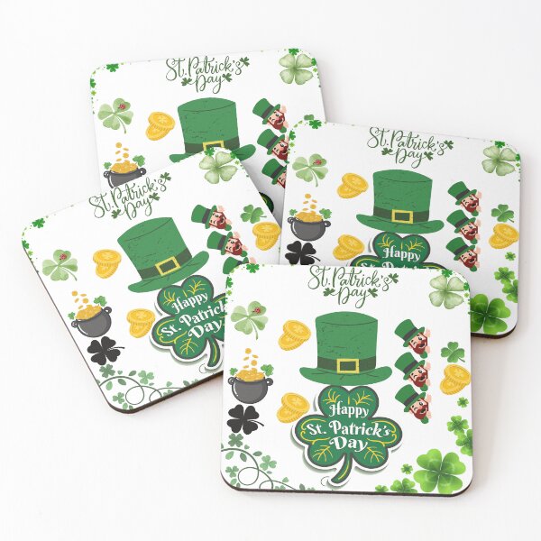Item preview, "Happy St. Patrick’s Day - Lucky Hat, Gold & Leprechauns" ??? designed and sold by World-Shop25.