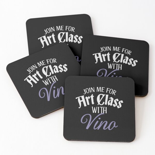 Item preview, Join me for art class with vino designed and sold by jazzydevil.