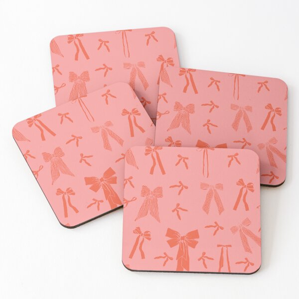 Item preview, Red bows, ribbons seamless pattern on pink background. designed and sold by MatyKotiv.