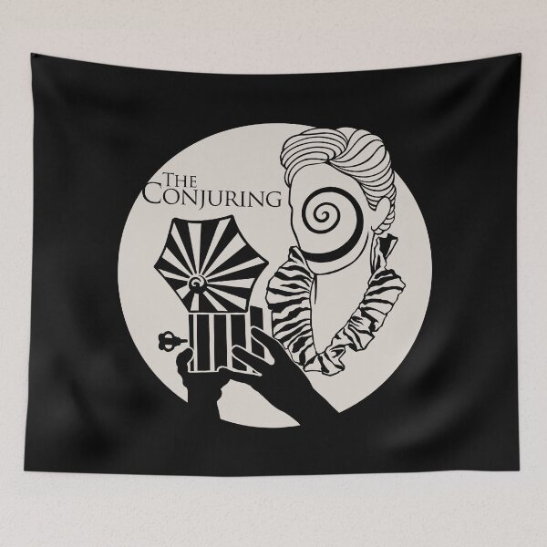 Item preview, The Conjuring Lorraine Warren minimalist white designed and sold by LapinMagnetik.