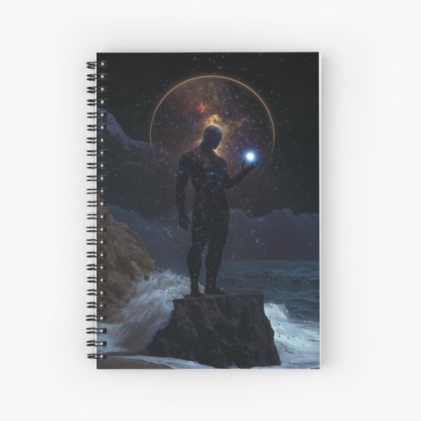 Item preview, The Celestial Tidebearer: Cosmic Ocean Art designed and sold by BreezeStudio.