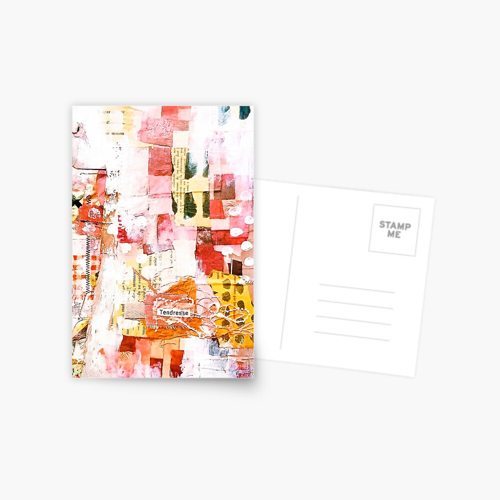 Aperçu de l'œuvre Carte postale créée et vendue par artdumixedmedia.
