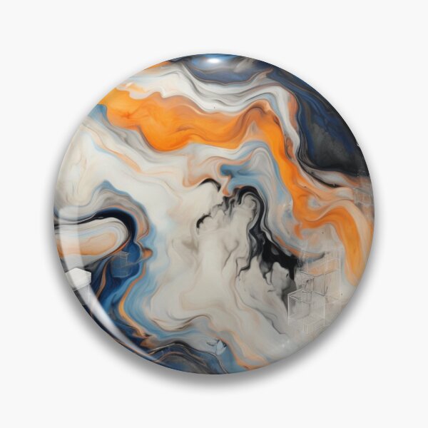Item preview, color swirls with precise geometric figures designed and sold by Sigtrix.