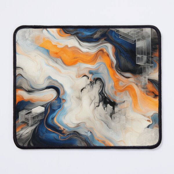 Item preview, color swirls with precise geometric figures designed and sold by Sigtrix.