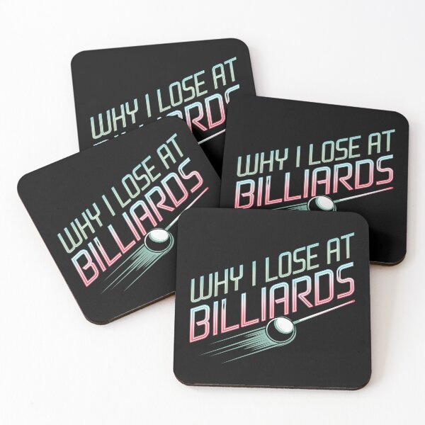 Item preview, Why I Lose At Billiards - This is the perfect gift for billiards enthusiasts who can laugh at their own losses! designed and sold by ZyziowskyArt.