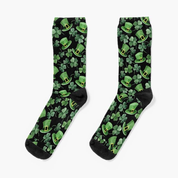 Item preview, Shamrock and Hat Pattern St Patrick's Day Pattern  designed and sold by FestivityFinds.