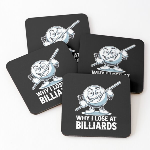 Item preview, Why I Lose At Billiards - This is the perfect gift for billiards enthusiasts who can laugh at their own losses! designed and sold by ZyziowskyArt.