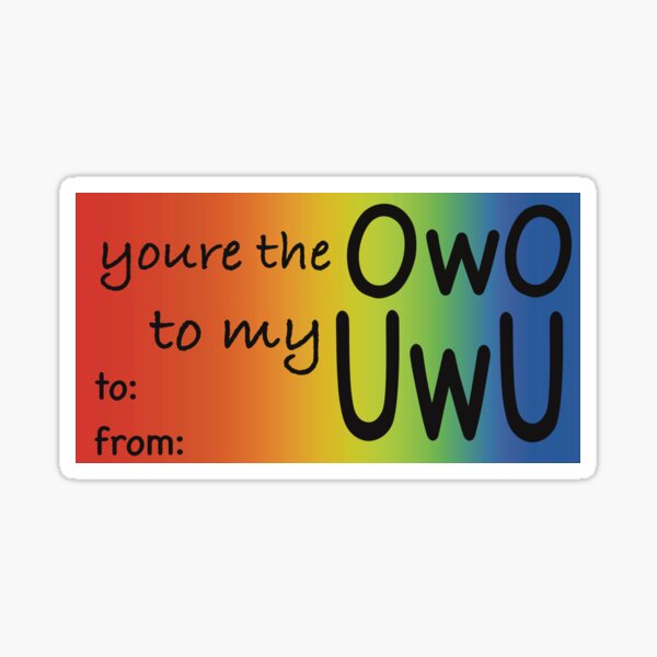 Item preview, Your the owo to my uwu furry designed and sold by heyitsleonard.