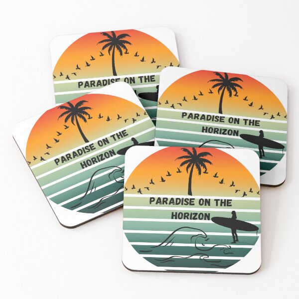 Item preview, Paradise on the Waves - Tropical Beach Sunset Surf designed and sold by Wear Sculpt.