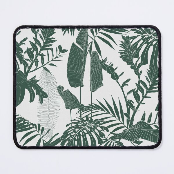 Item preview, Elegant seamless pattern with green hand drawn line tropical leaves. designed and sold by MatyKotiv.