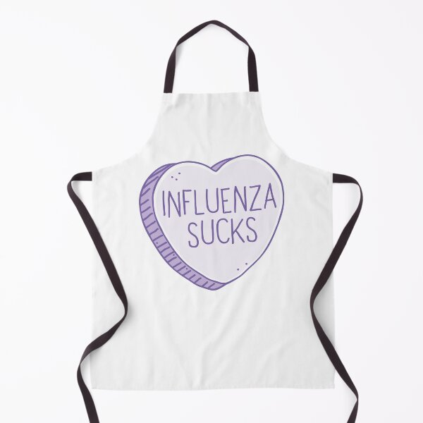 Item preview, Influenza (the flu) sucks in purple candy heart designed and sold by jazzydevil.