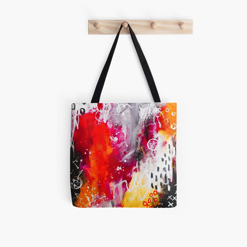 Aperçu de l'œuvre Tote bag doublé créée et vendue par artdumixedmedia.