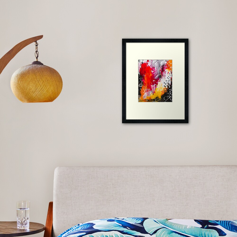 Aperçu de l'œuvre Impression encadrée créée et vendue par artdumixedmedia.