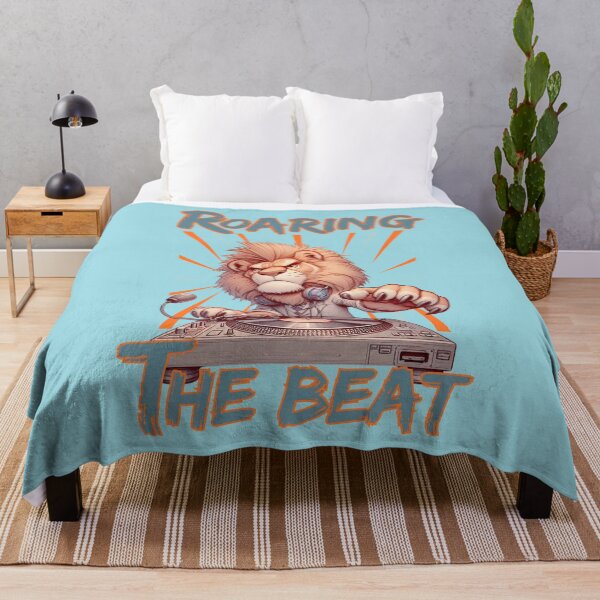 Item preview, A cool and funny lion as a DJ designed and sold by Animal world designs.