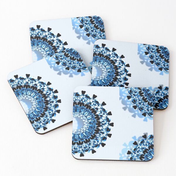 Item preview, Abstract blue Crystal Geometric Patterns. designed and sold by Akshakgyp.