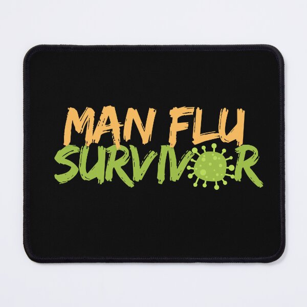 Item preview, Man Flu Survivor Funny T-Shirt designed and sold by EvocatiVerse.