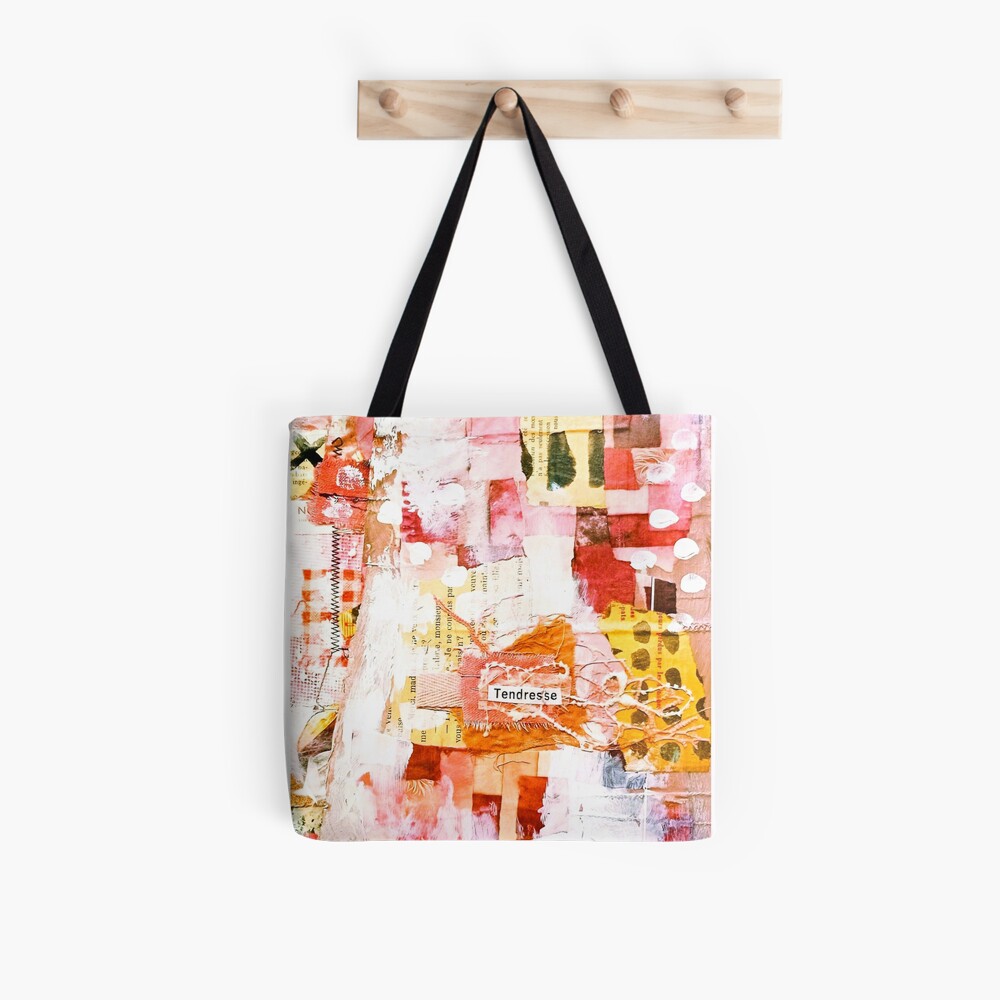 Aperçu de l'œuvre Tote bag doublé créée et vendue par artdumixedmedia.