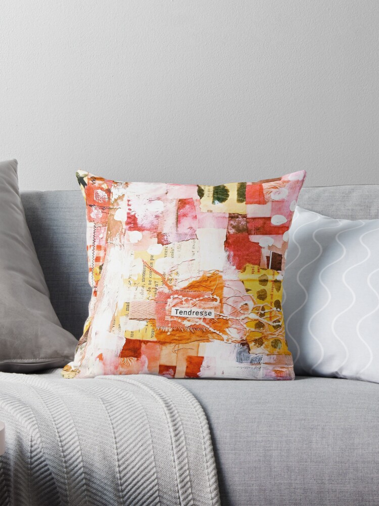 Aperçu de l'œuvre Coussin créée et vendue par artdumixedmedia.