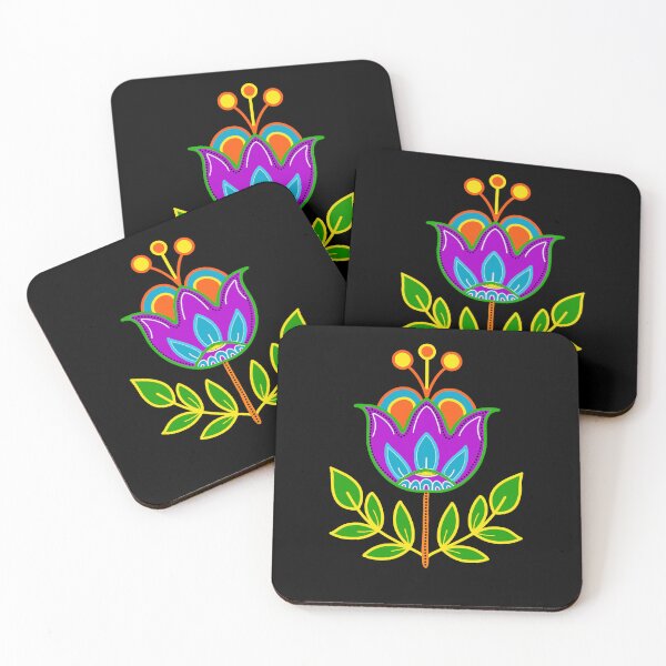 Artikelvorschau, Helle Volkskunstblume entworfen und verkauft von MindfulArtSandy.