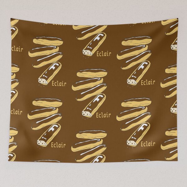 Item preview, Eclair - French Pastry Illustration designed and sold by CecileLenam.
