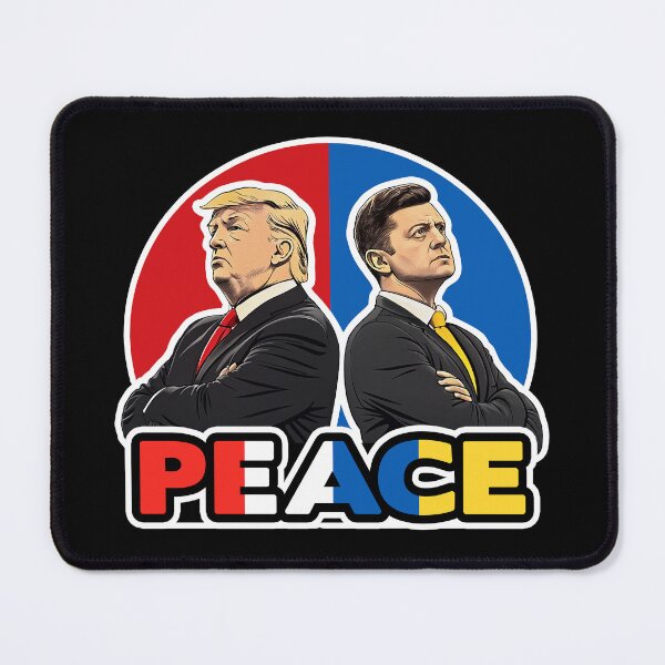 Item preview, Peace Donald Trump Volodymyr Zelenskyy designed and sold by plushism.