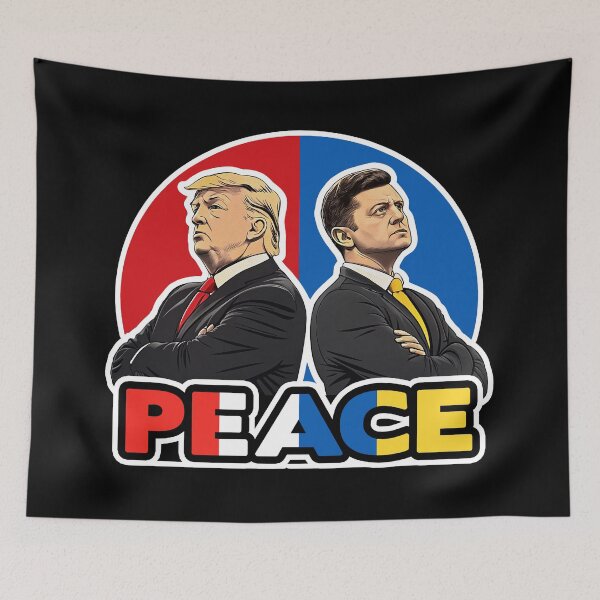 Item preview, Peace Donald Trump Volodymyr Zelenskyy designed and sold by plushism.