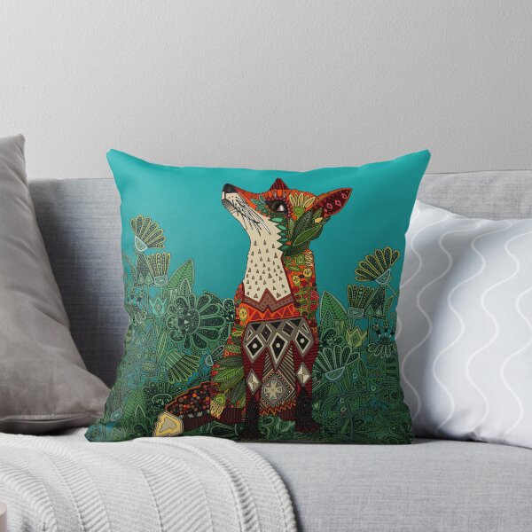 Item preview, floral fox designed and sold by scrummy.